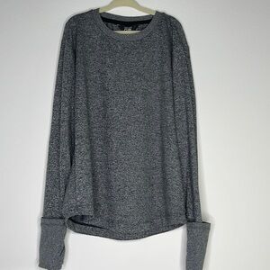 Athleta Girls Dark Gray Shirt Size 7